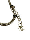 Chanel пояс-ланцюг із вплетеною шкірою  #6