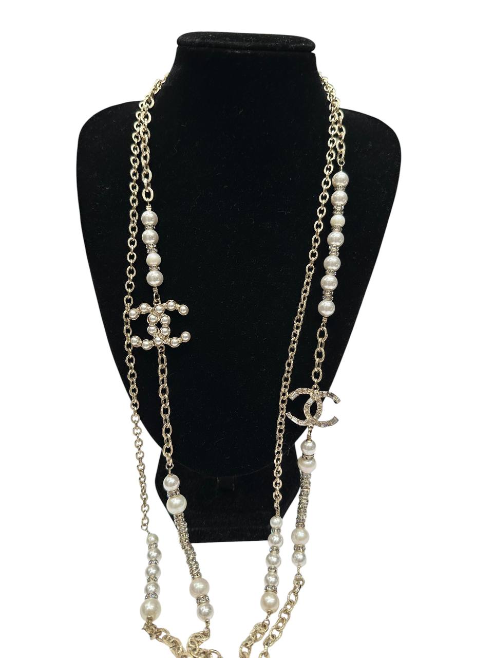 Chanel пояс-ланцюг з перлинами