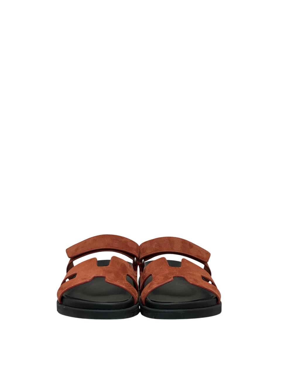 Hermès замшеві сандалії #6