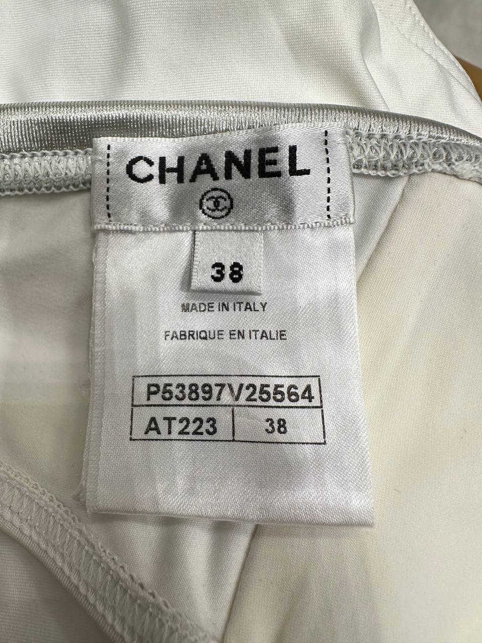 Chanel роздільний купальник з металевим логотипом CC #4