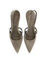 Brunello Cucinelli замшеві туфлі slingback з декором #3