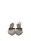 Brunello Cucinelli замшеві туфлі slingback з декором #4