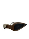 Brunello Cucinelli замшеві туфлі slingback з декором #6