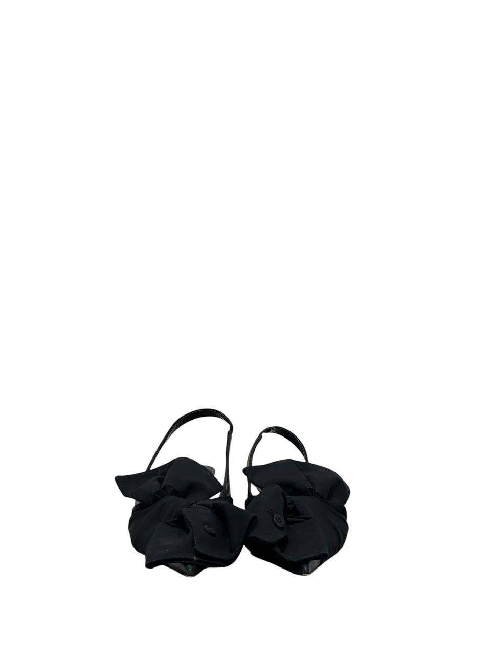 Balenciaga текстильні туфлі slingback з драпіруванням #4