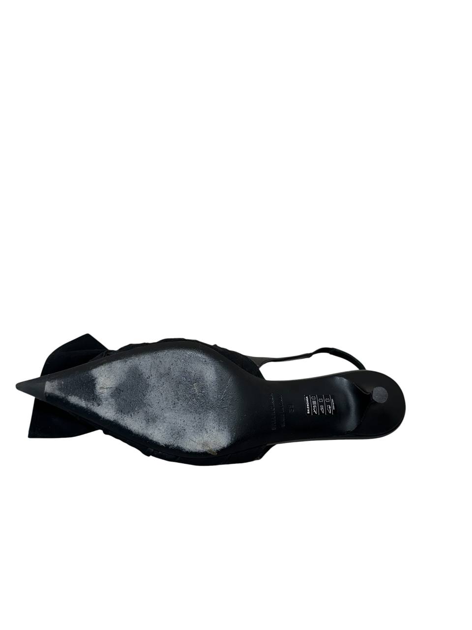 Balenciaga текстильні туфлі slingback з драпіруванням #3