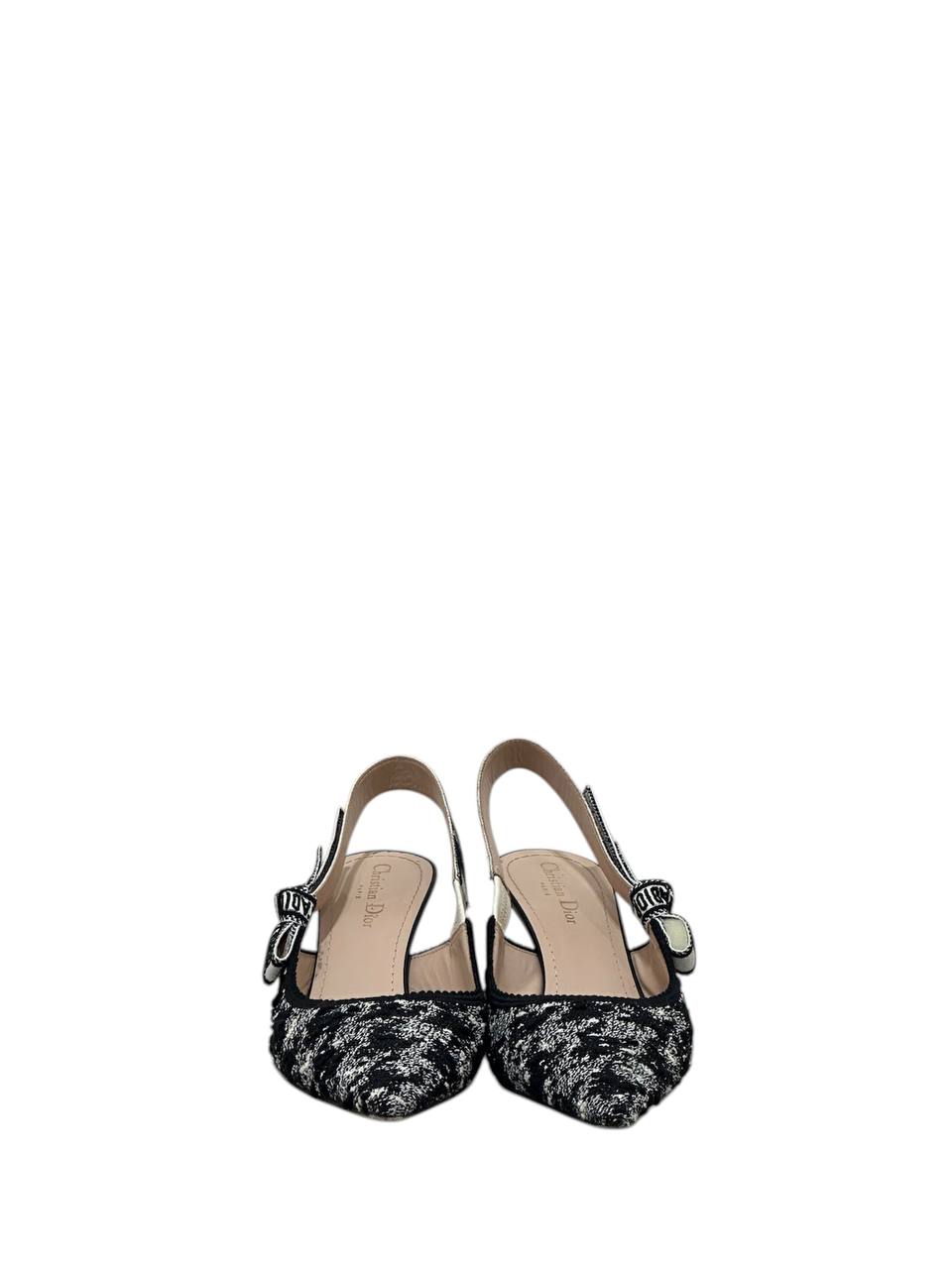 Christian Dior текстильные туфли J’Adior с вышивкой  #6