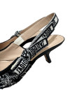 Christian Dior текстильные туфли J’Adior с вышивкой  #4