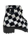 Chanel твідові черевики в клітинку #8