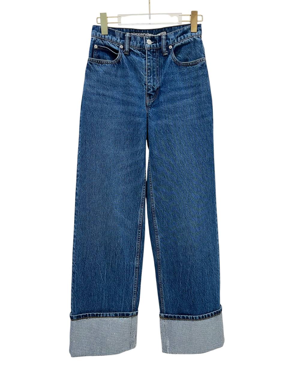 Alexander Wang джинси з декоративними кристалами