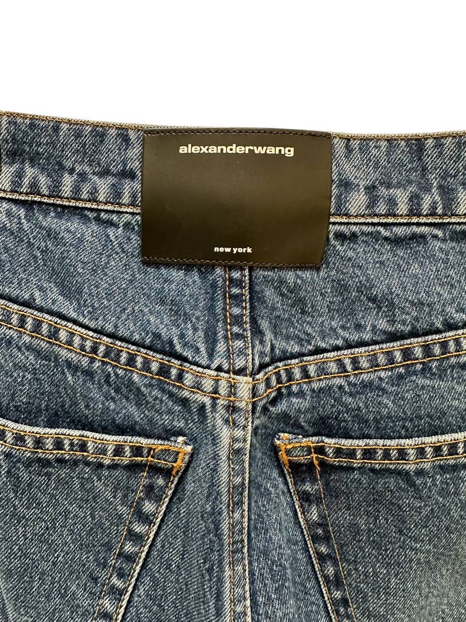 Alexander Wang джинси з декоративними кристалами #4