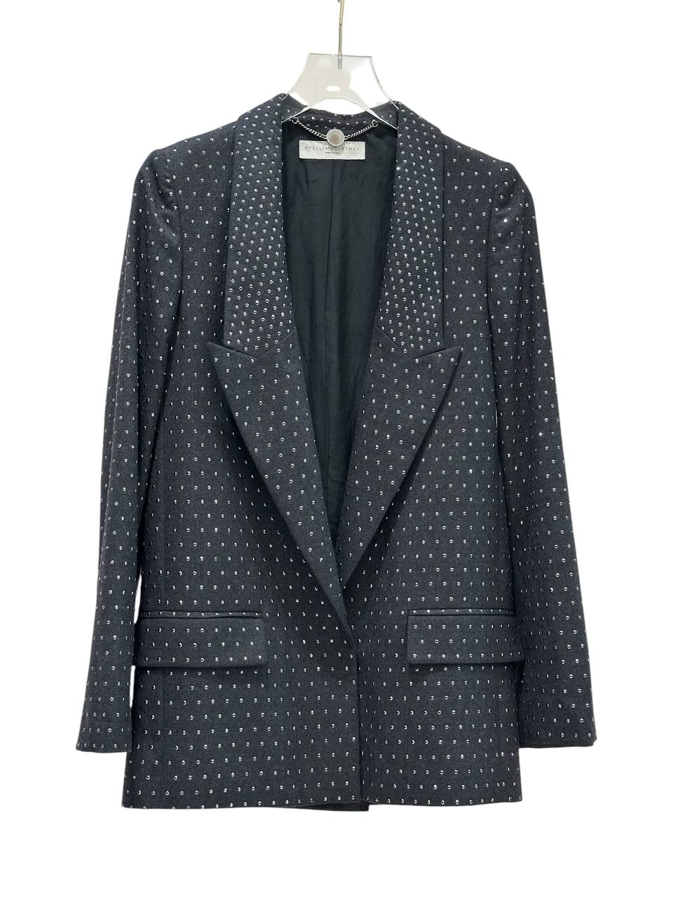 Stella McCartney вовняний жакет зі стразами