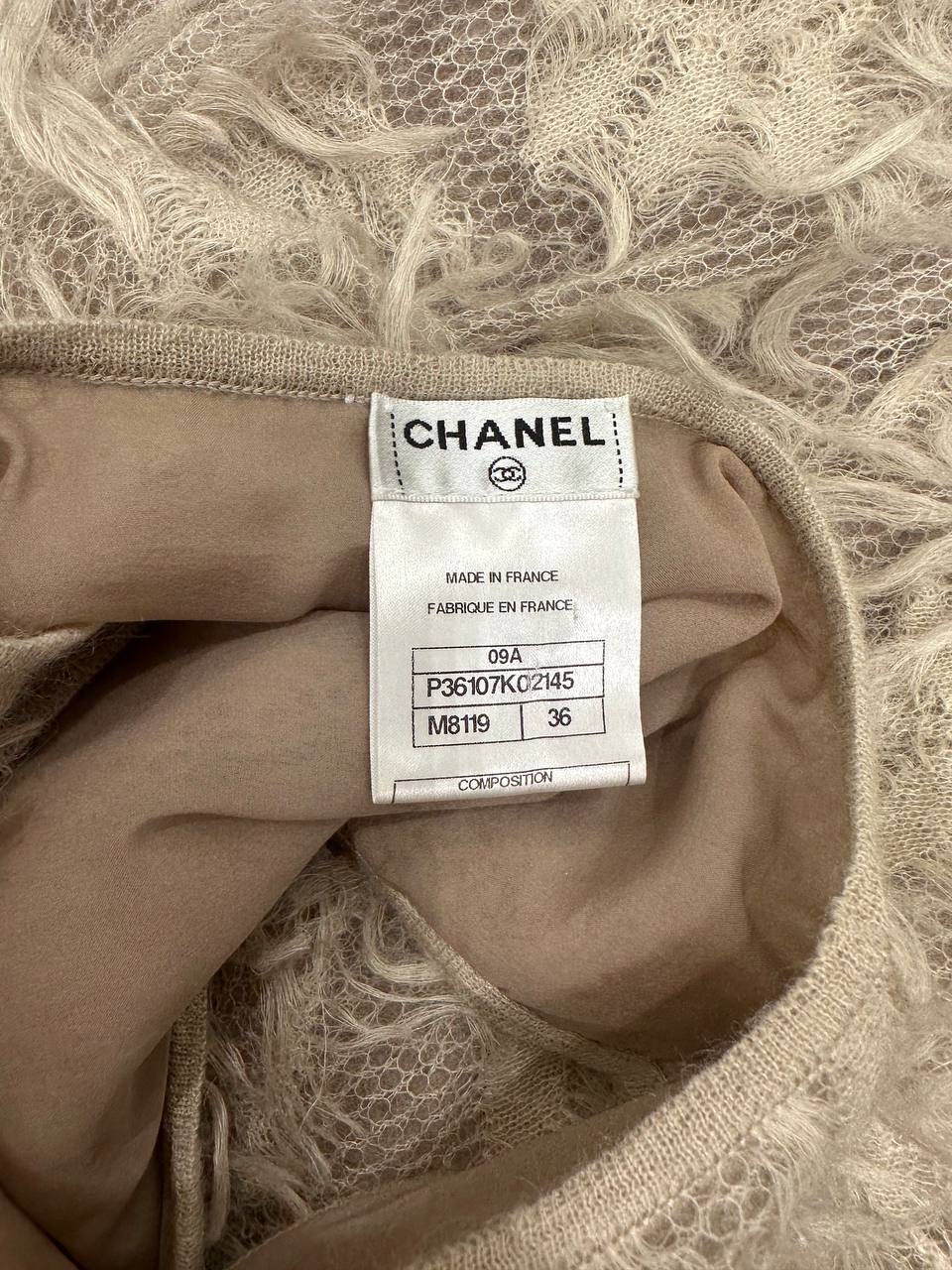 Chanel сукня з мохеру та шовковою підкладкою #7