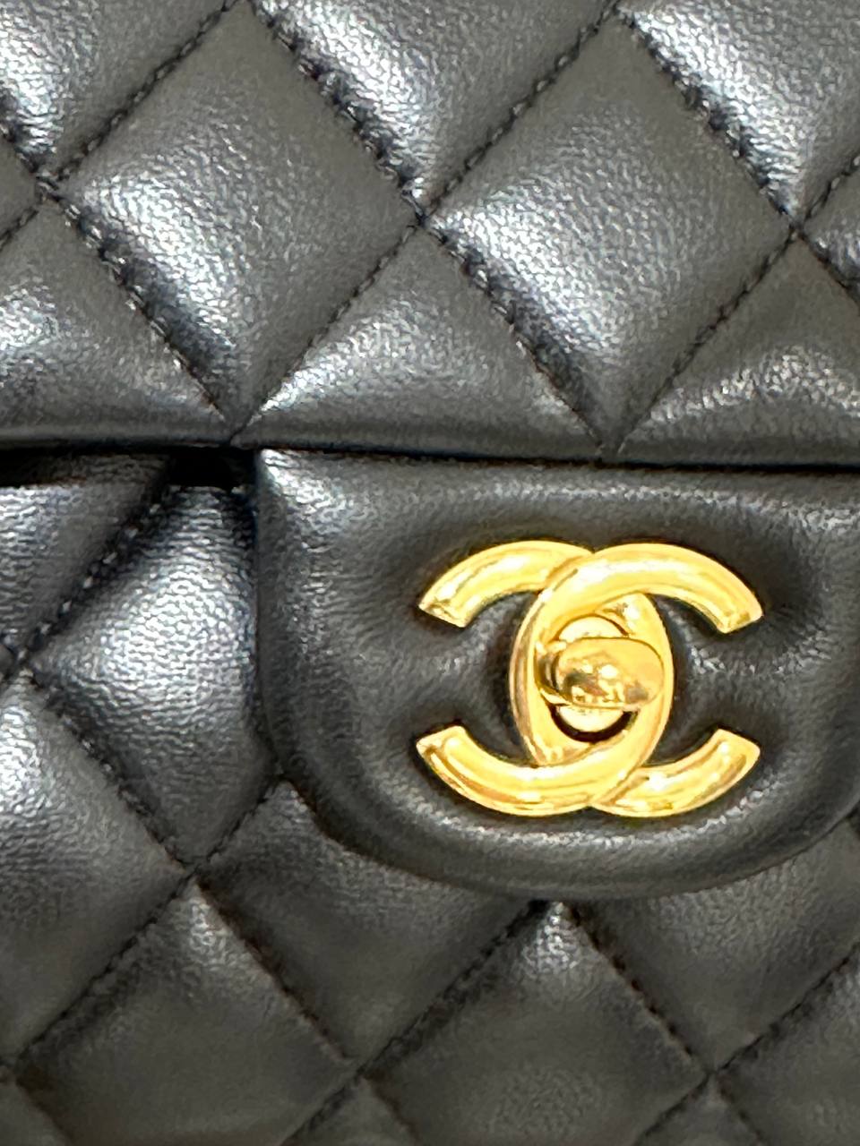 Chanel сумка Classic Flap Small 2024 із чорної шкіри #5
