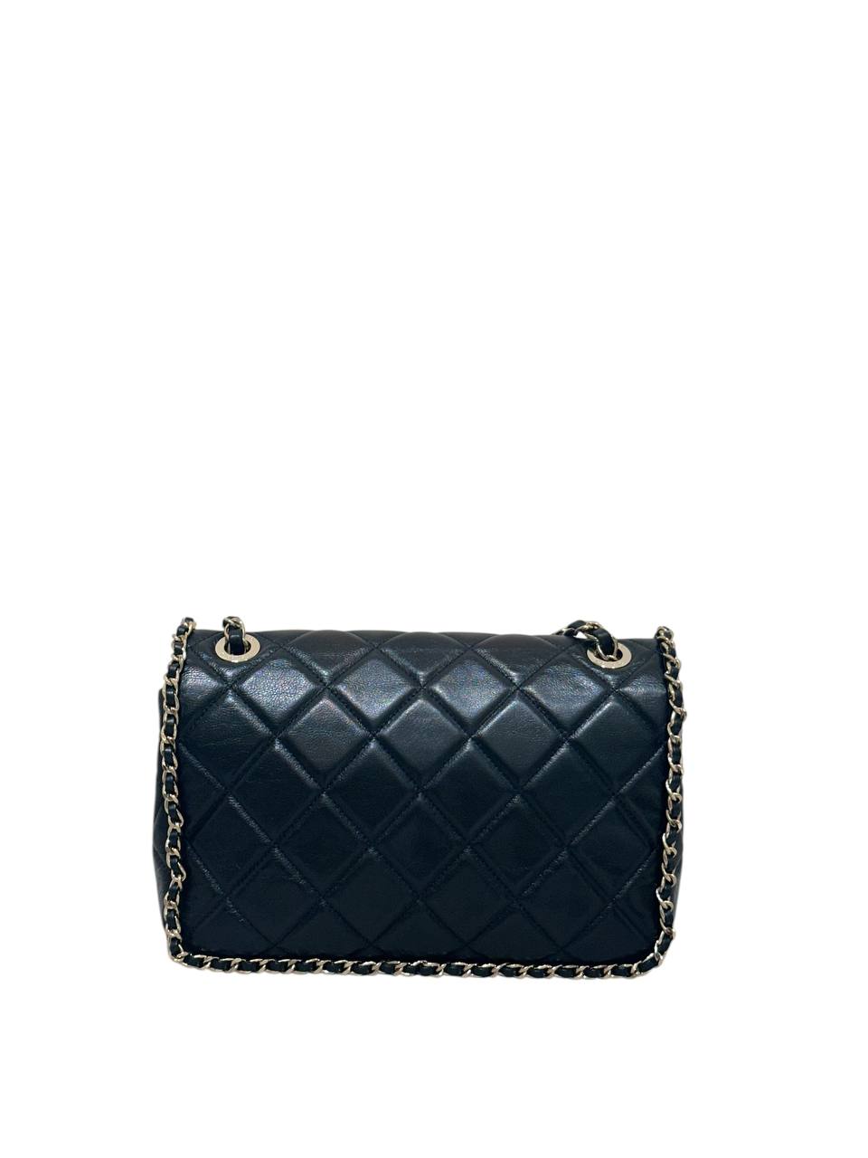 Chanel сумка Classic Flap із чорної шкіри #7