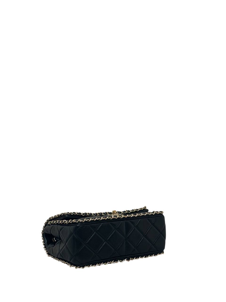 Chanel сумка Classic Flap із чорної шкіри #6