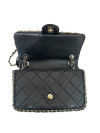 Chanel сумка Classic Flap із чорної шкіри #3