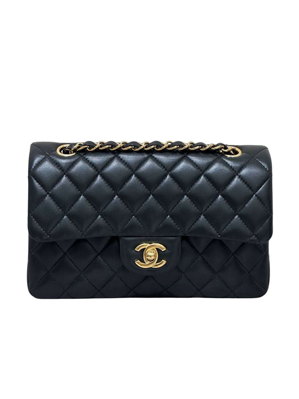 Chanel сумка Classic Flap Small 2024 із чорної шкіри