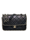 Chanel сумка Classic Flap із чорної шкіри #1