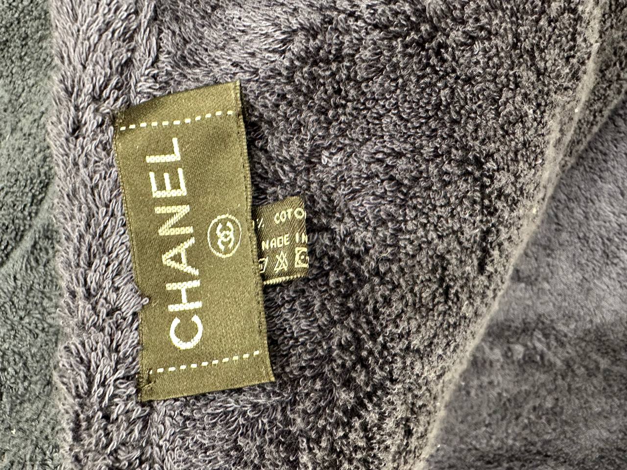 Пляжний комплект Chanel: велика махрова ковдра та сумка #5