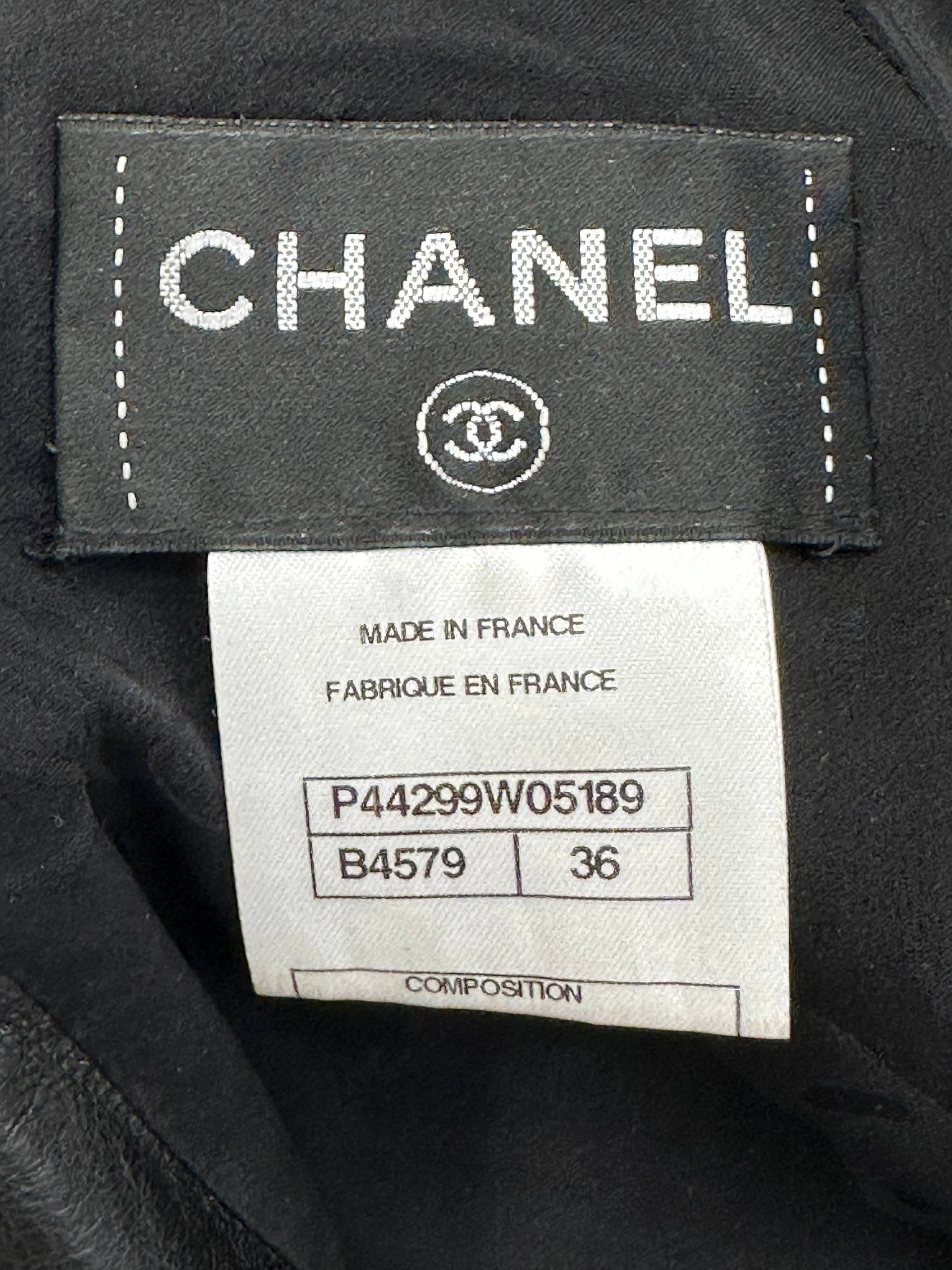 Сукня Chanel з твіду та шкіри #5
