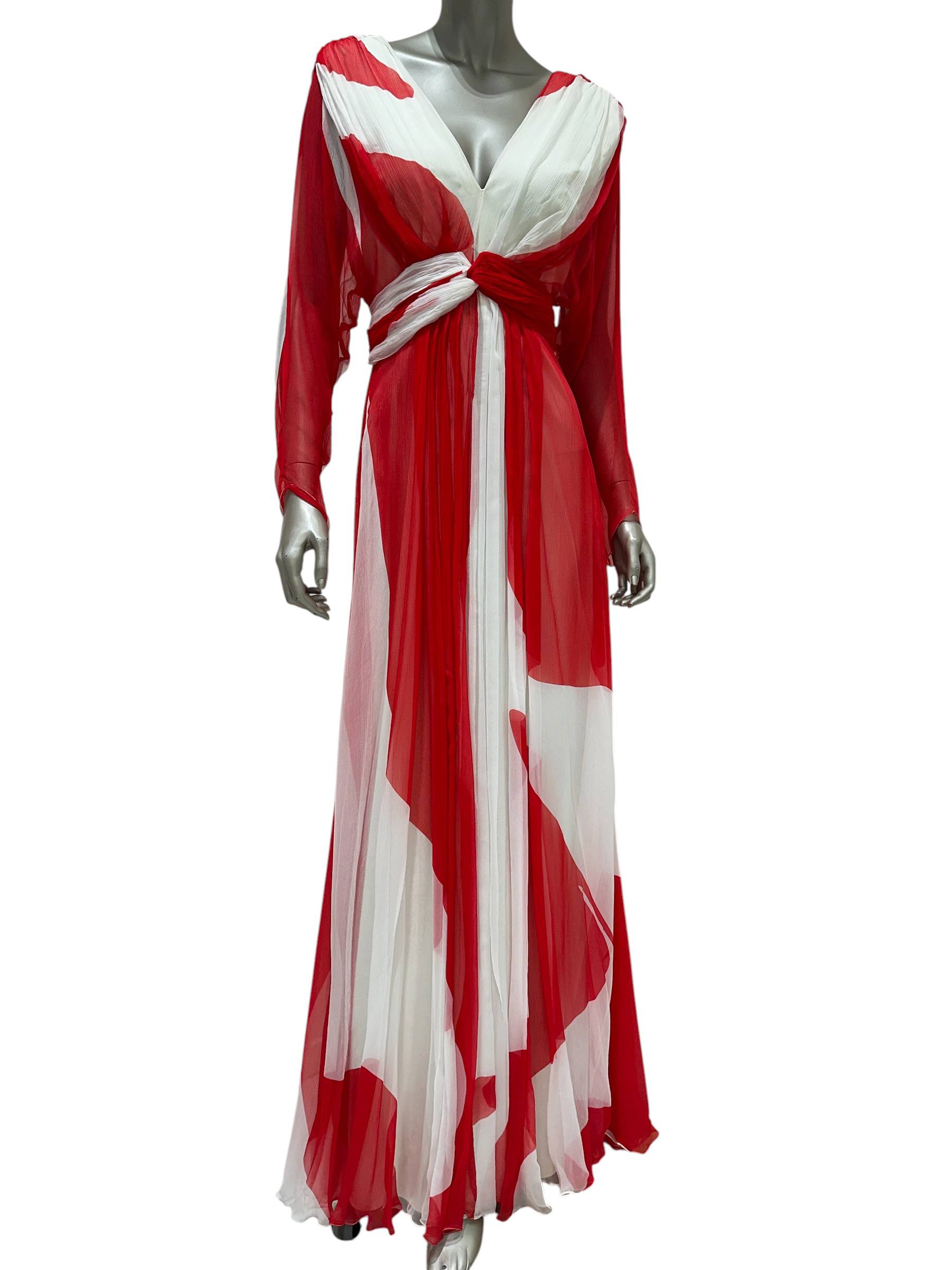 Carlos Miele Silk Maxi Dress