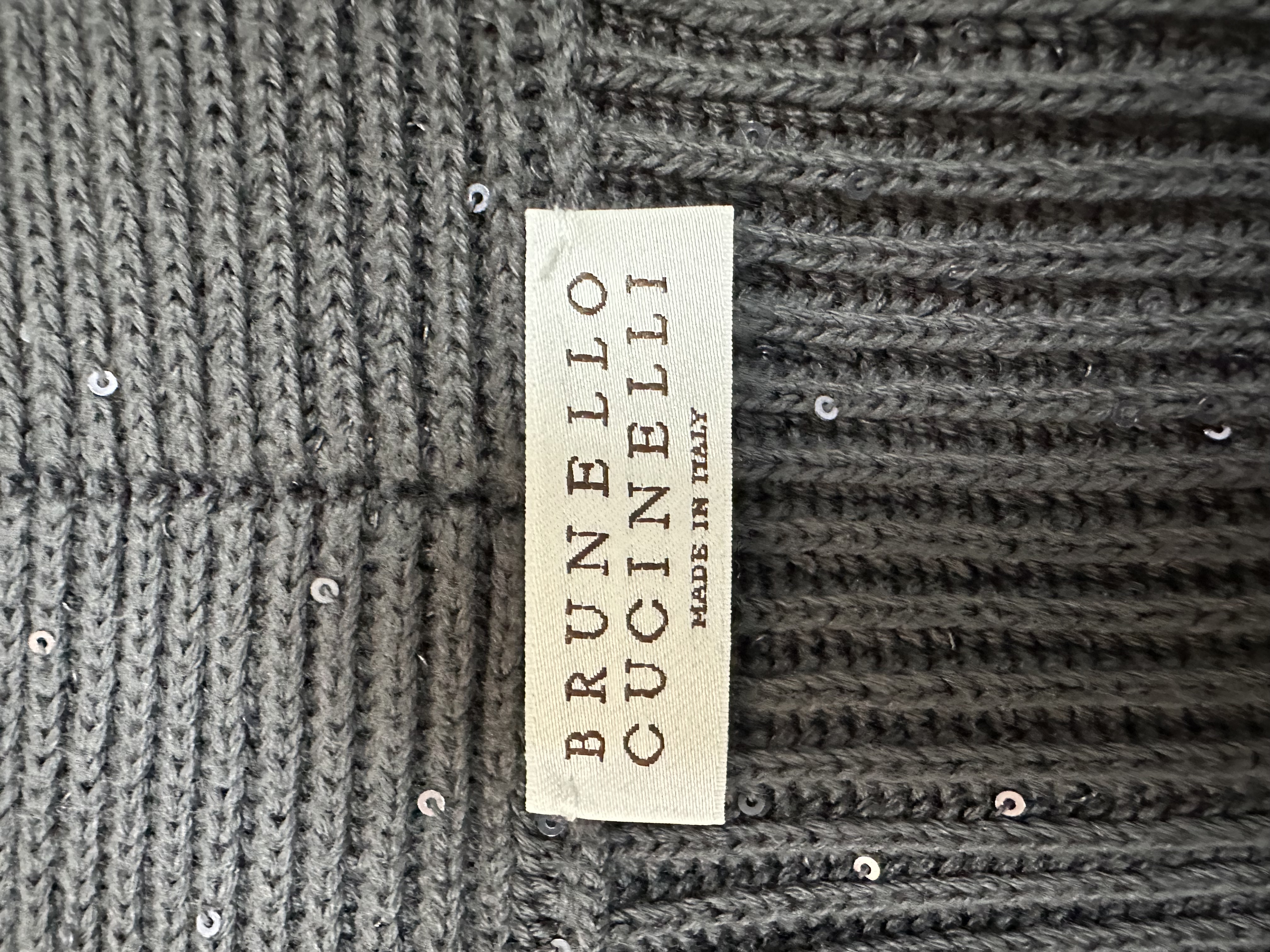 Brunello Cucinelli в’язаний кардиган з паєтками #4