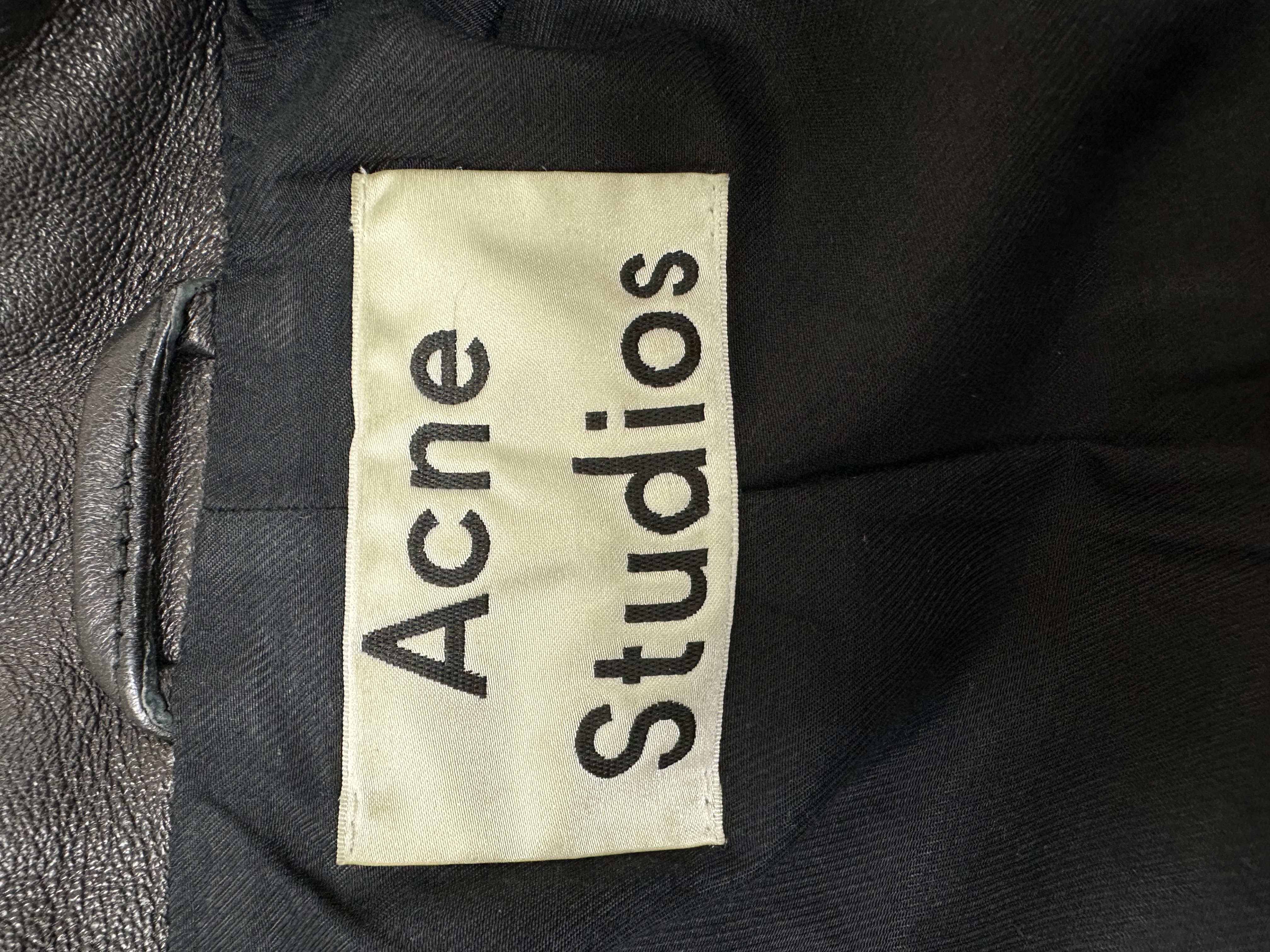 Acne Studios шкіряна куртка #6