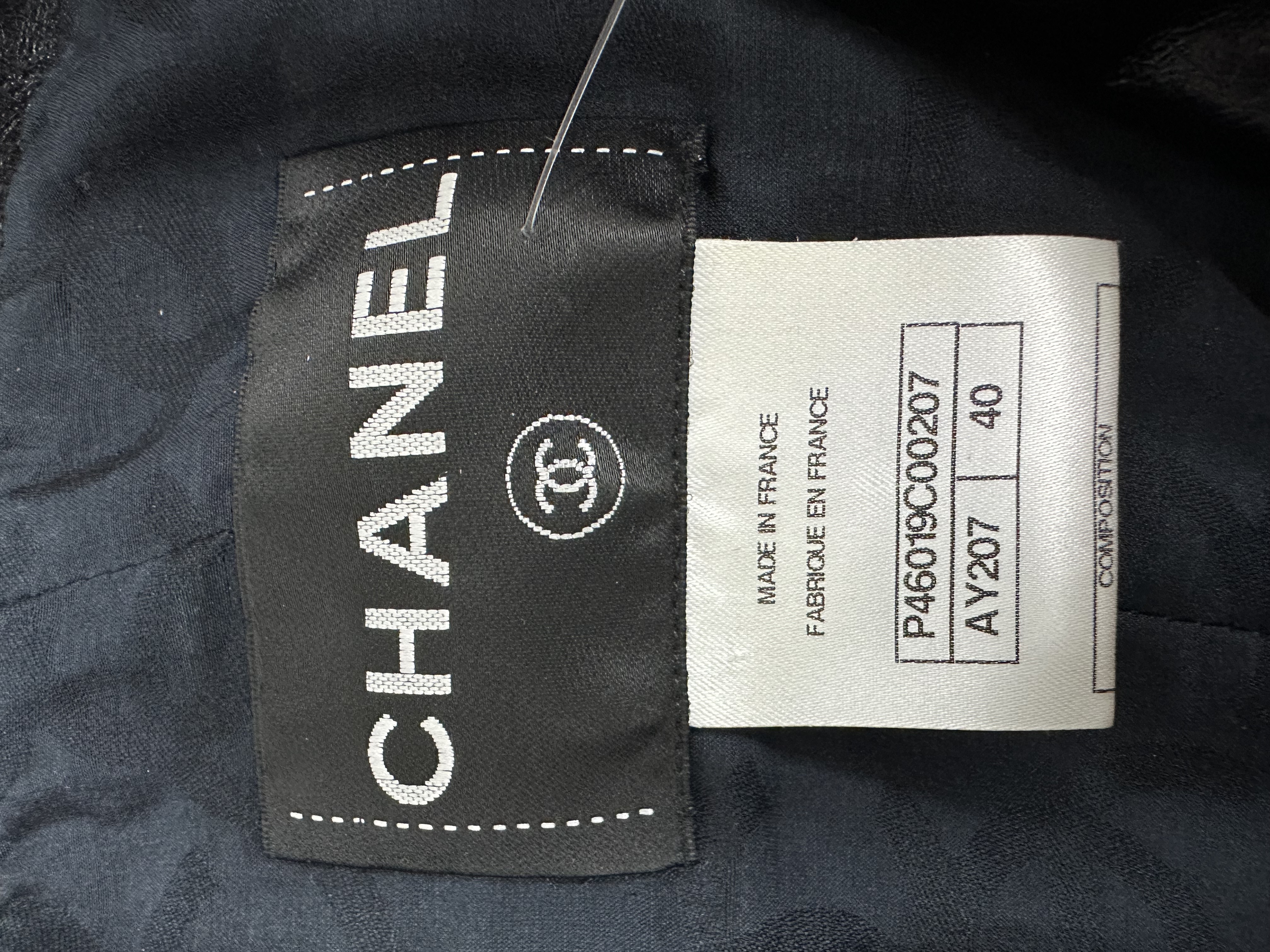 Chanel шкіряний укорочений жакет #4