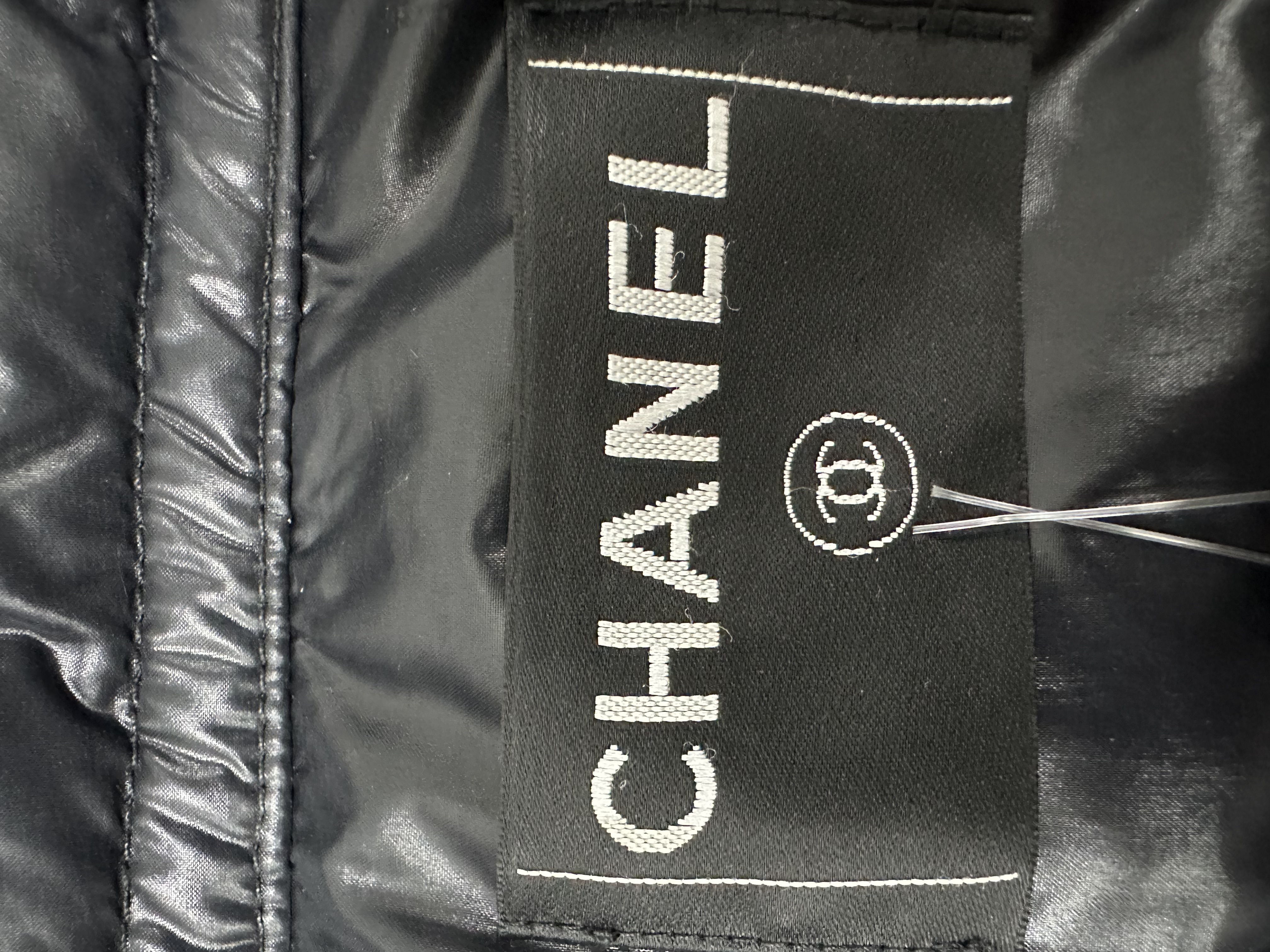 Chanel твідова пухова куртка #6