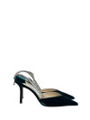 Jimmy Choo бархатные туфли с кристаллами  #2