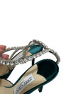 Jimmy Choo бархатные туфли с кристаллами  #5