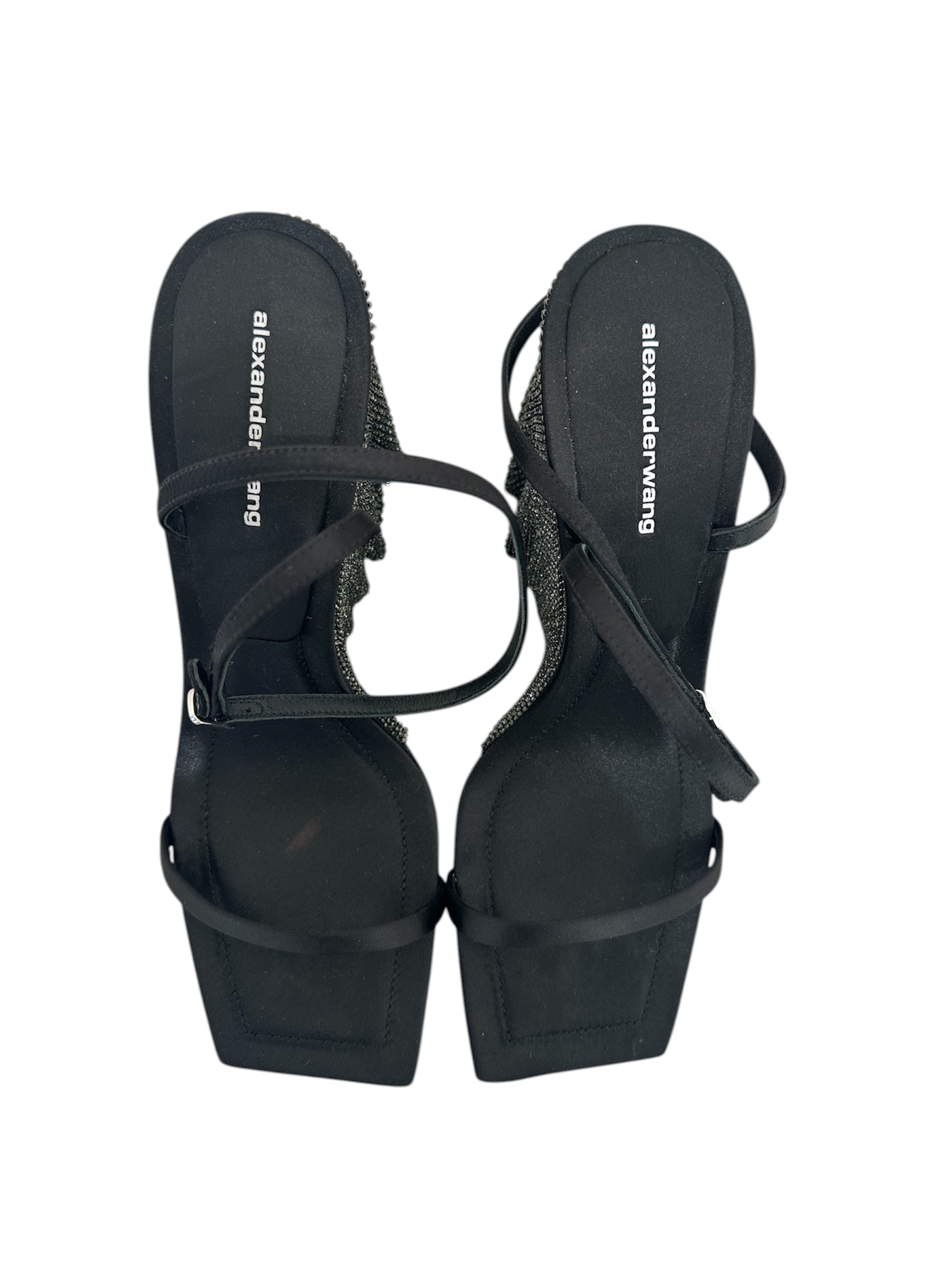 Alexander Wang босоніжки на платформі з кристалами  #7