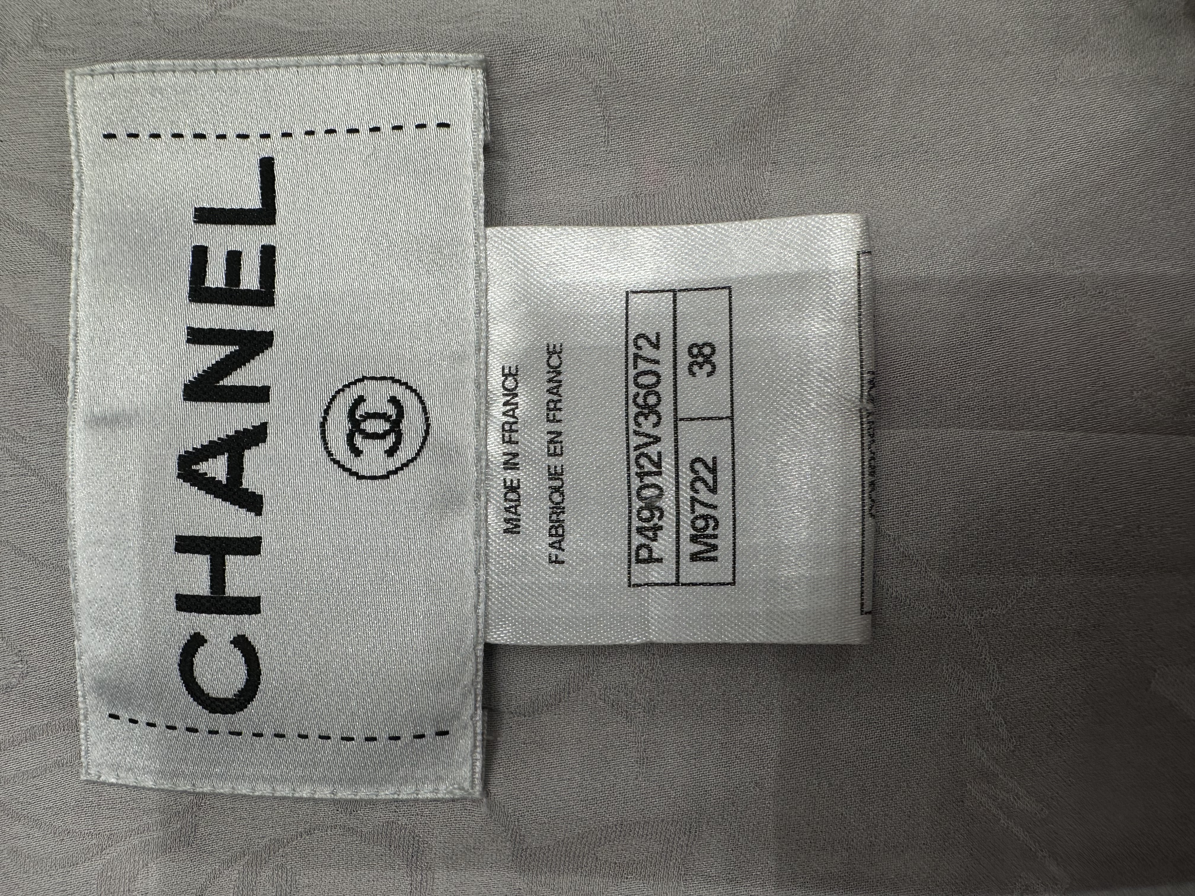 Chanel твідовий жакет з поясом #7