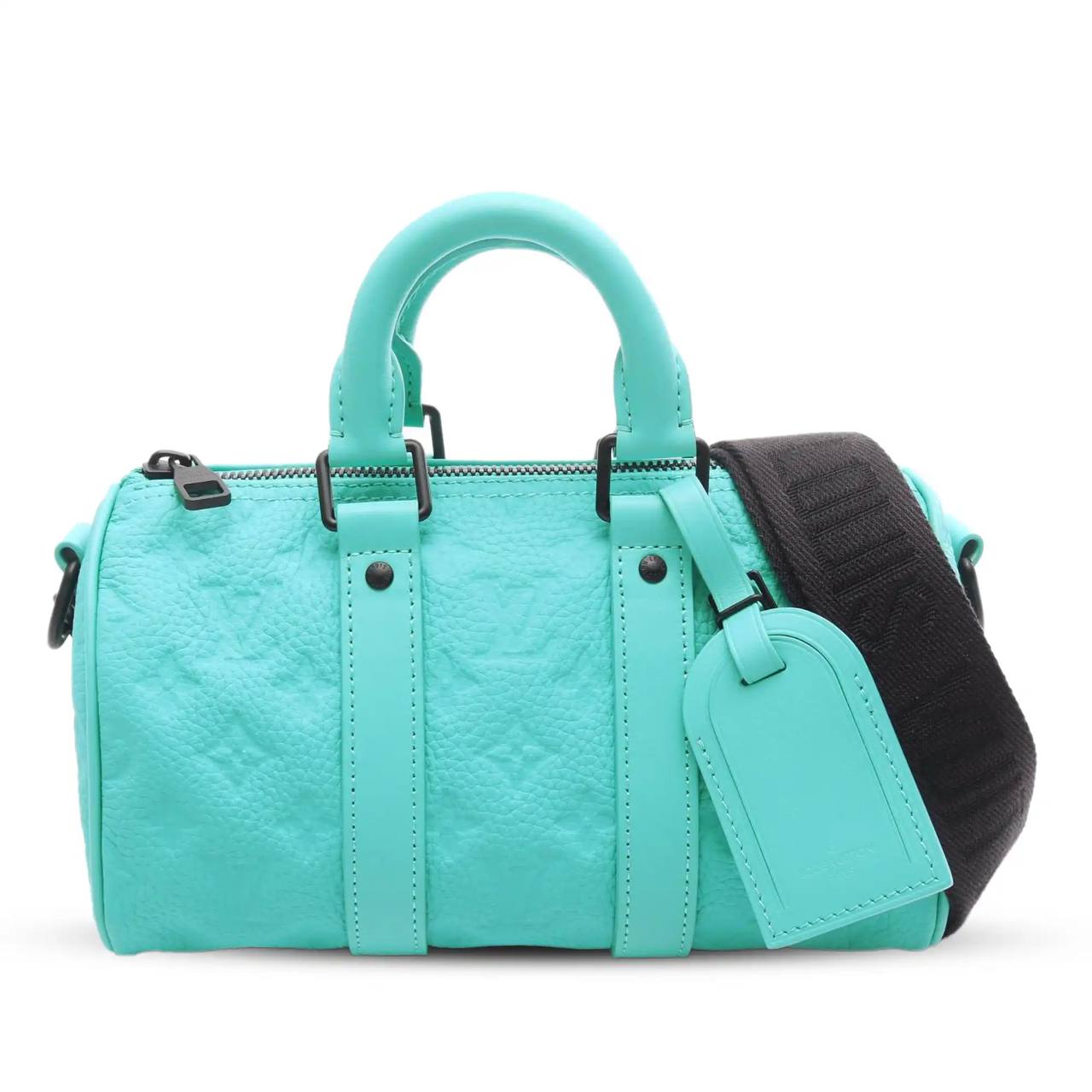 Сумка keepall bandoulière 25 бірюзового кольору