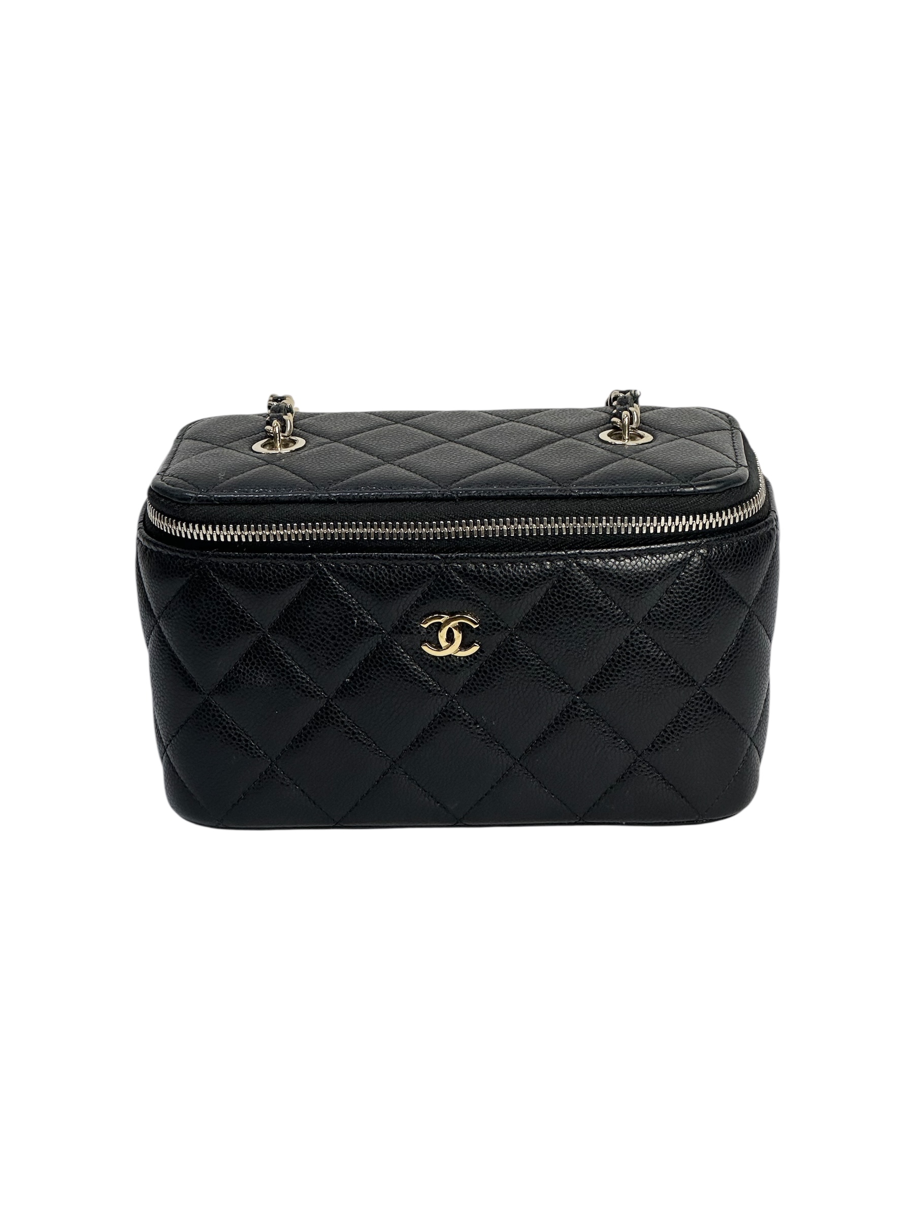 Сумка Vanity black caviar leather #1