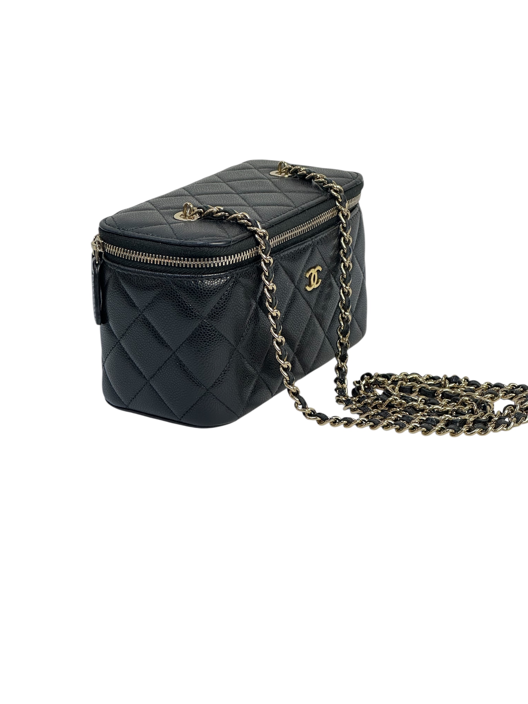 Сумка Vanity black caviar leather #3