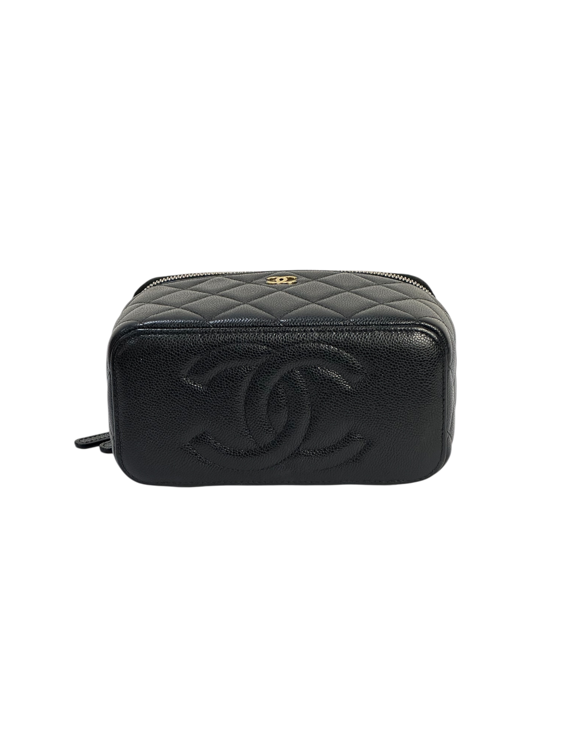 Сумка Vanity black caviar leather #4