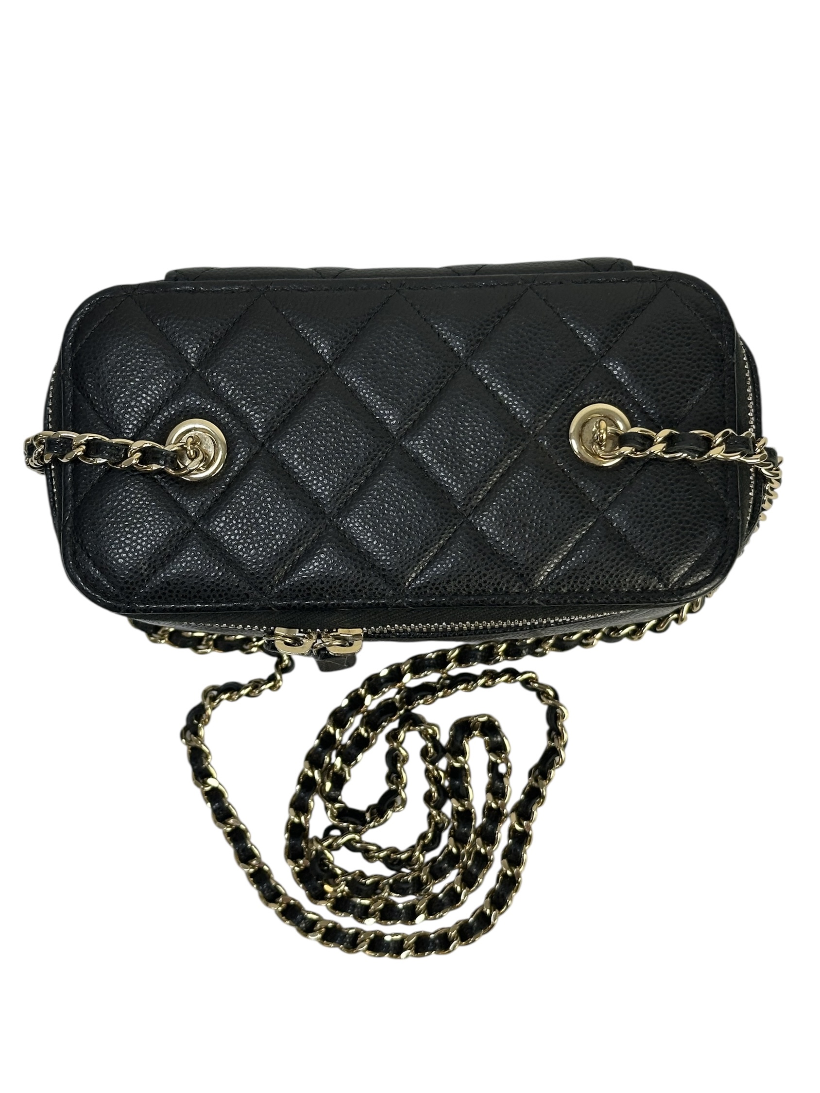 Сумка Vanity black caviar leather #7