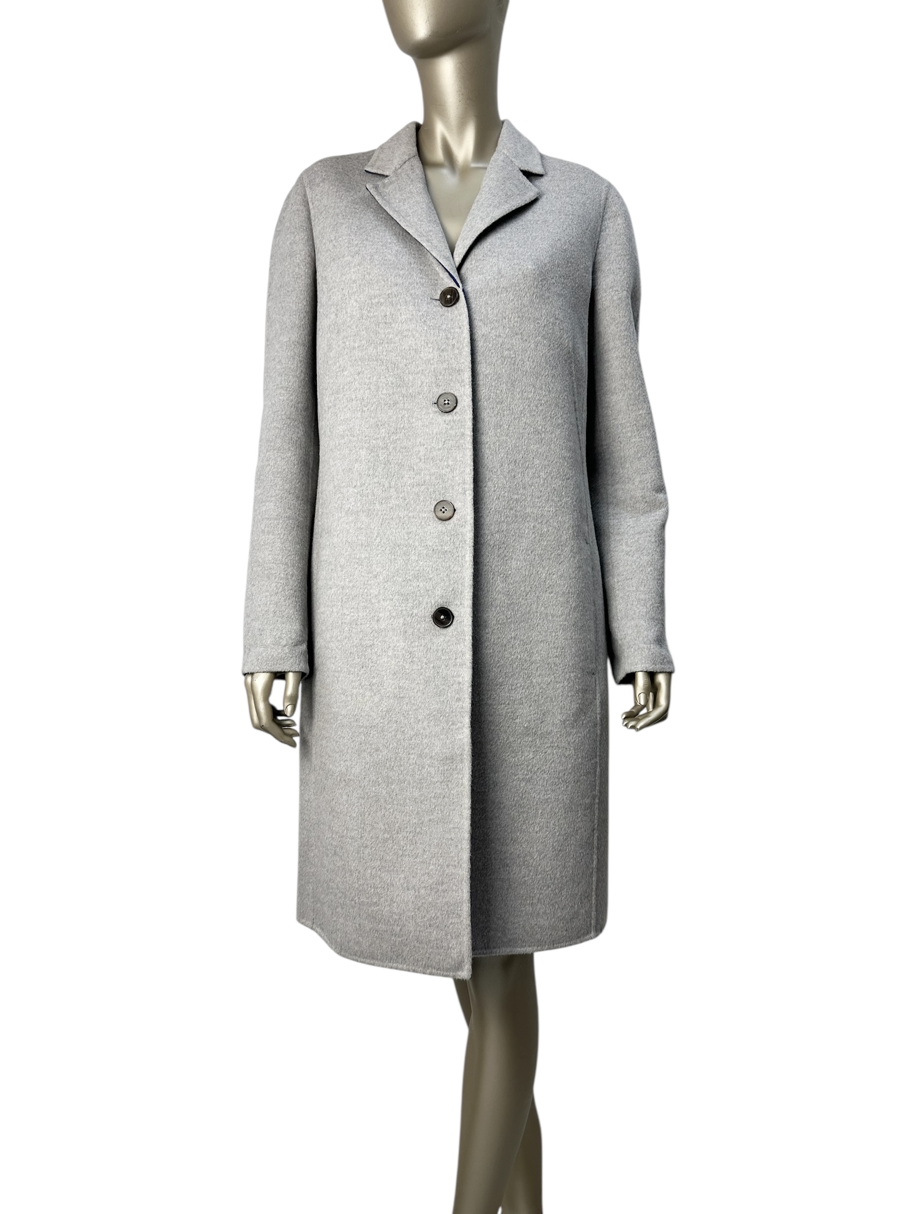 Jil Sander пальто прямого крою з вовни